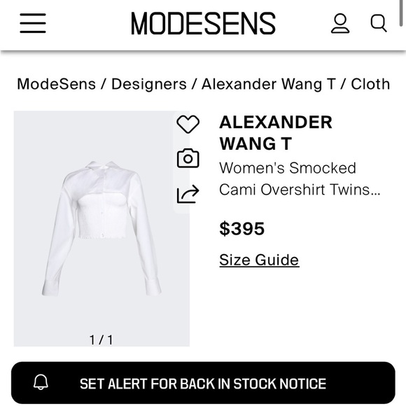 🔥 🆕 ALEXANDER WANG LAYERED SMOCKED CAMI medium NWT $395 - Picture 3 of 12